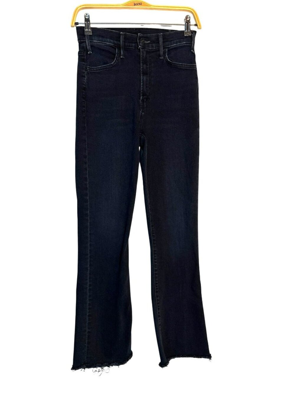 Mother The Hustler Ankle Fray Jeans Night In Paris Wash Size 26